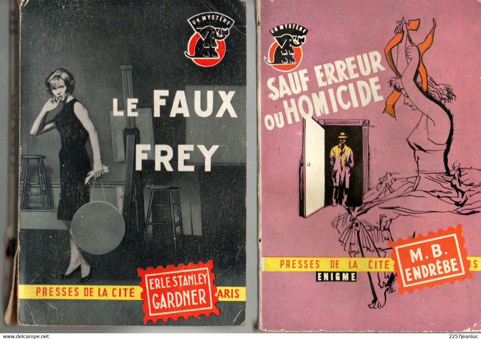 Le Faux Frey N:627 Et  Sauf Erreur Ou Homicide N; 360 -  Editions Presses De La Cité De 1962 Et 1957 - Presses De La Cité