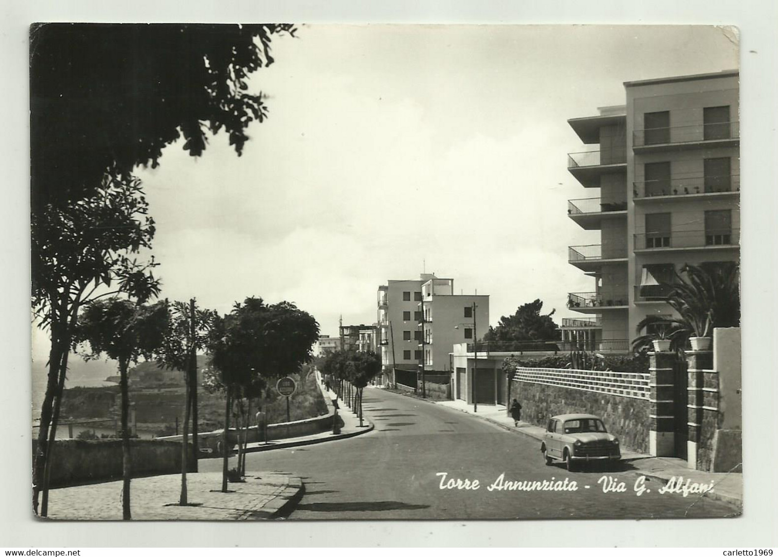 TORRE ANNUNZIATA - VIA G.ALFANI  VIAGGIATA FG - Torre Annunziata