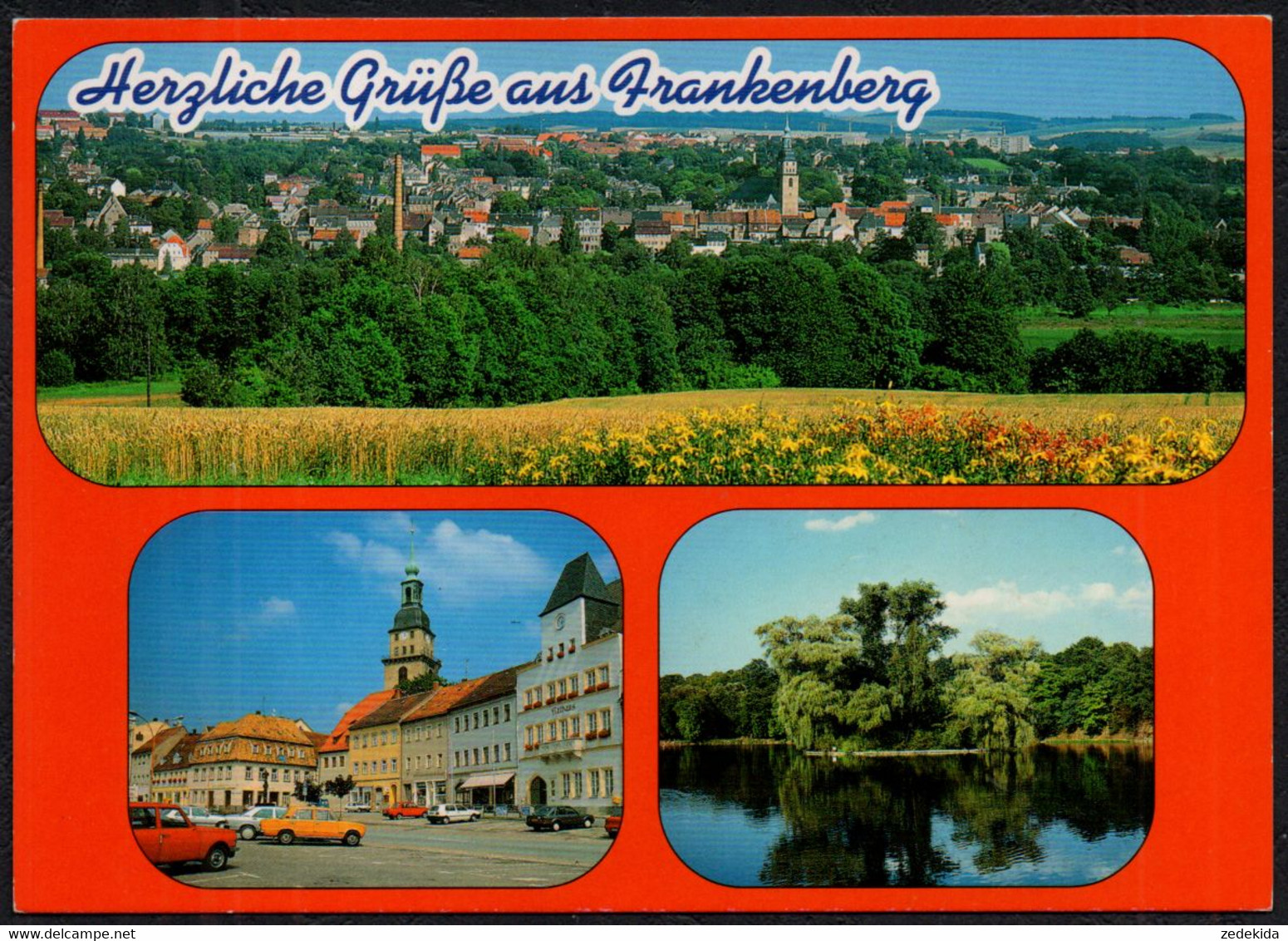 F5887 - TOP Frankenberg - Verlag Bild Und Heimat Reichenbach Qualitätskarte - Frankenberg