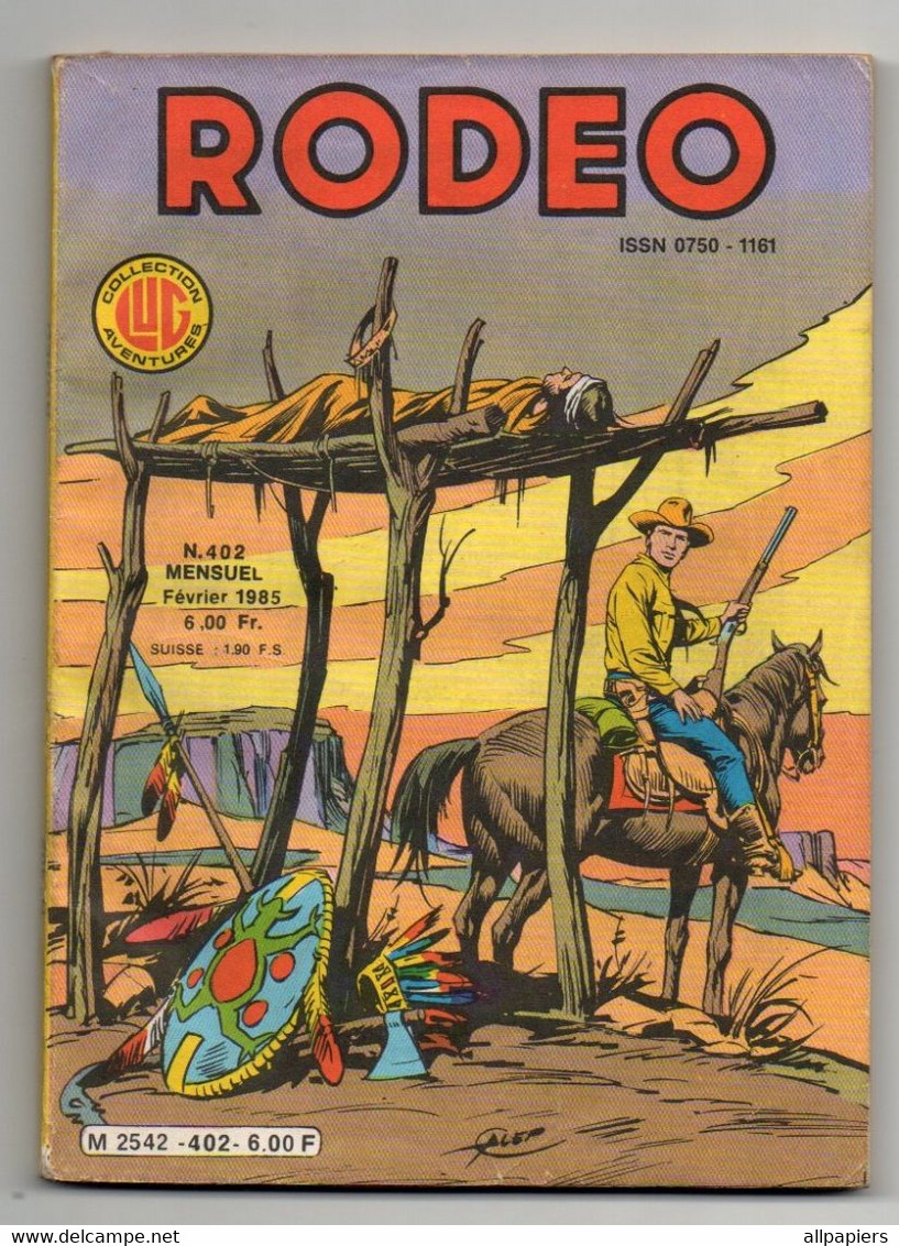 Petit Format Rodéo N°402 Tex - Youri Thunderbolt - Les Skieurs De L'impossible - Le Basket-Ball De 1985 - Rodeo