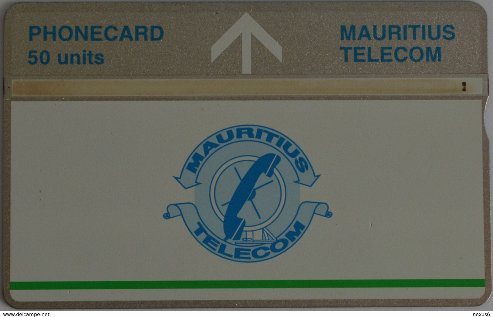 Mauritius - L&G - Telecom's Logo - With Green Line - 704A - 04.1997, 50Units, 20.000ex, Used - Mauritius