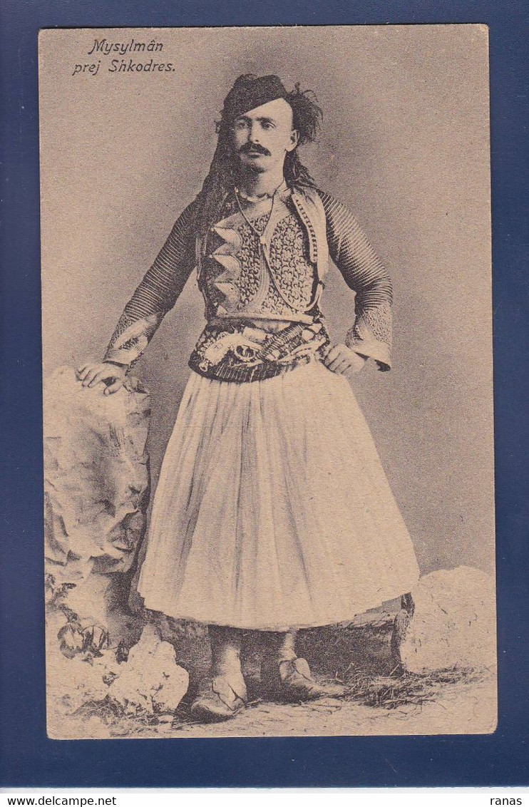 CPA Albanie Types Ethnic écrite - Albania