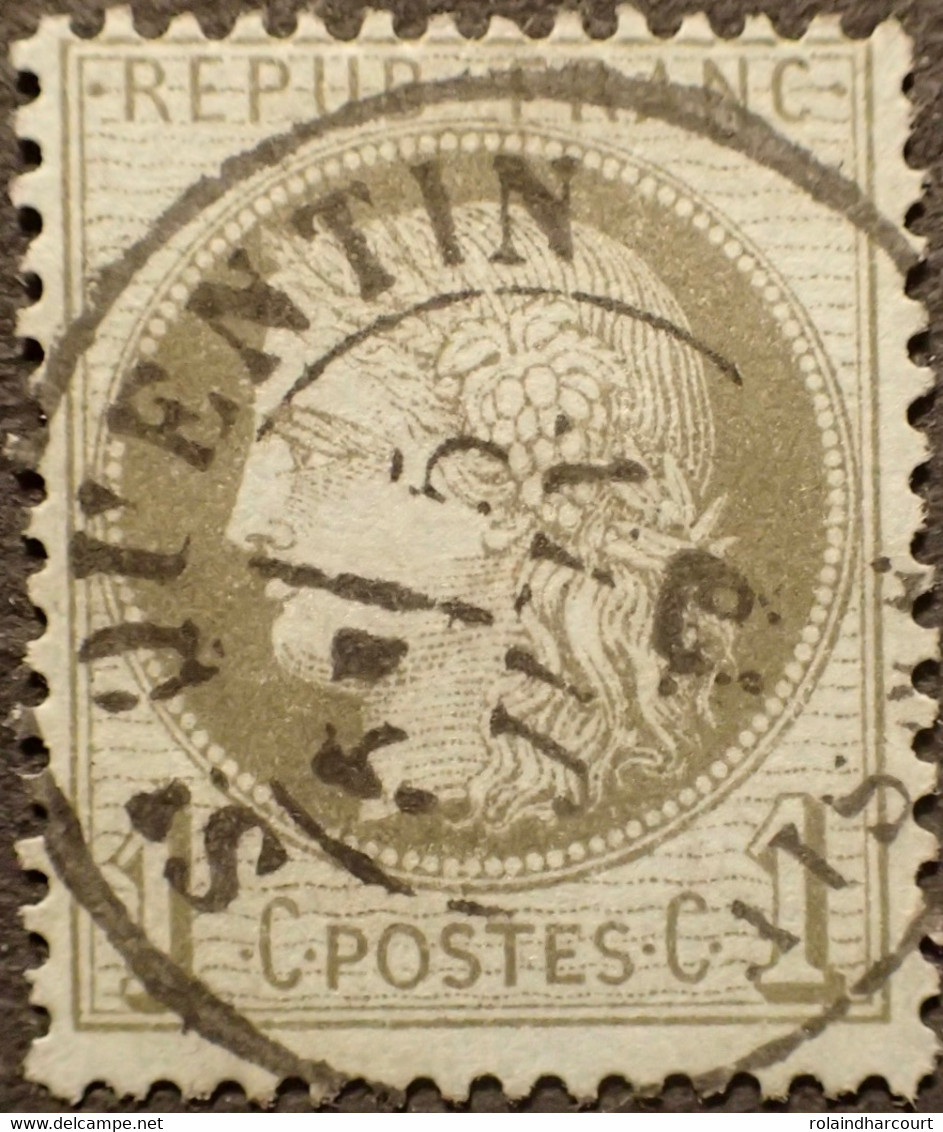 R1311/1543 - CERES N°50 - CàD De SAINT QUENTIN (Aisne) Du 5 JUIN 1877 - Cote (2022) : 20,00 € - 1871-1875 Ceres