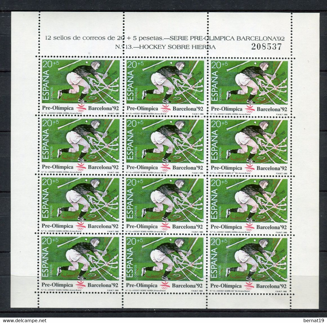 España 1990. Minipliegos 10-12 ** MNH. - Hojas Completas