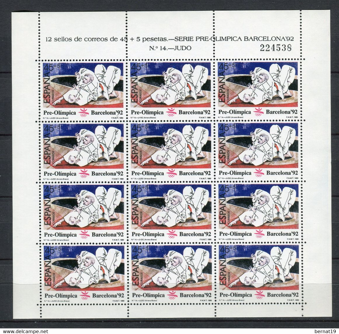 España 1990. Minipliegos 10-12 ** MNH. - Hojas Completas