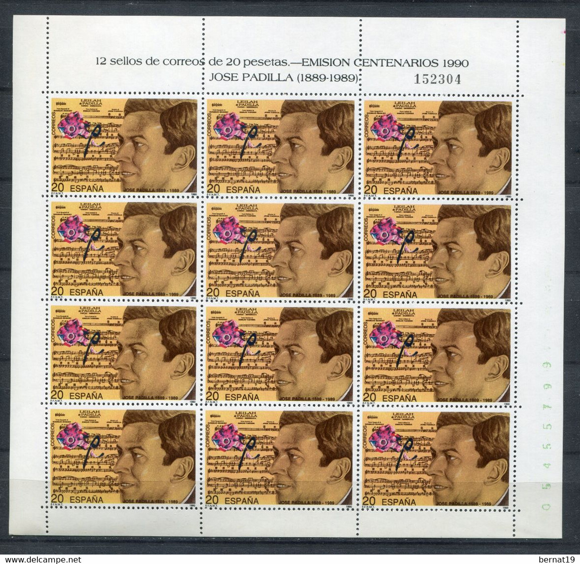 España 1990. Minipliegos 13-16 ** MNH. - Full Sheets