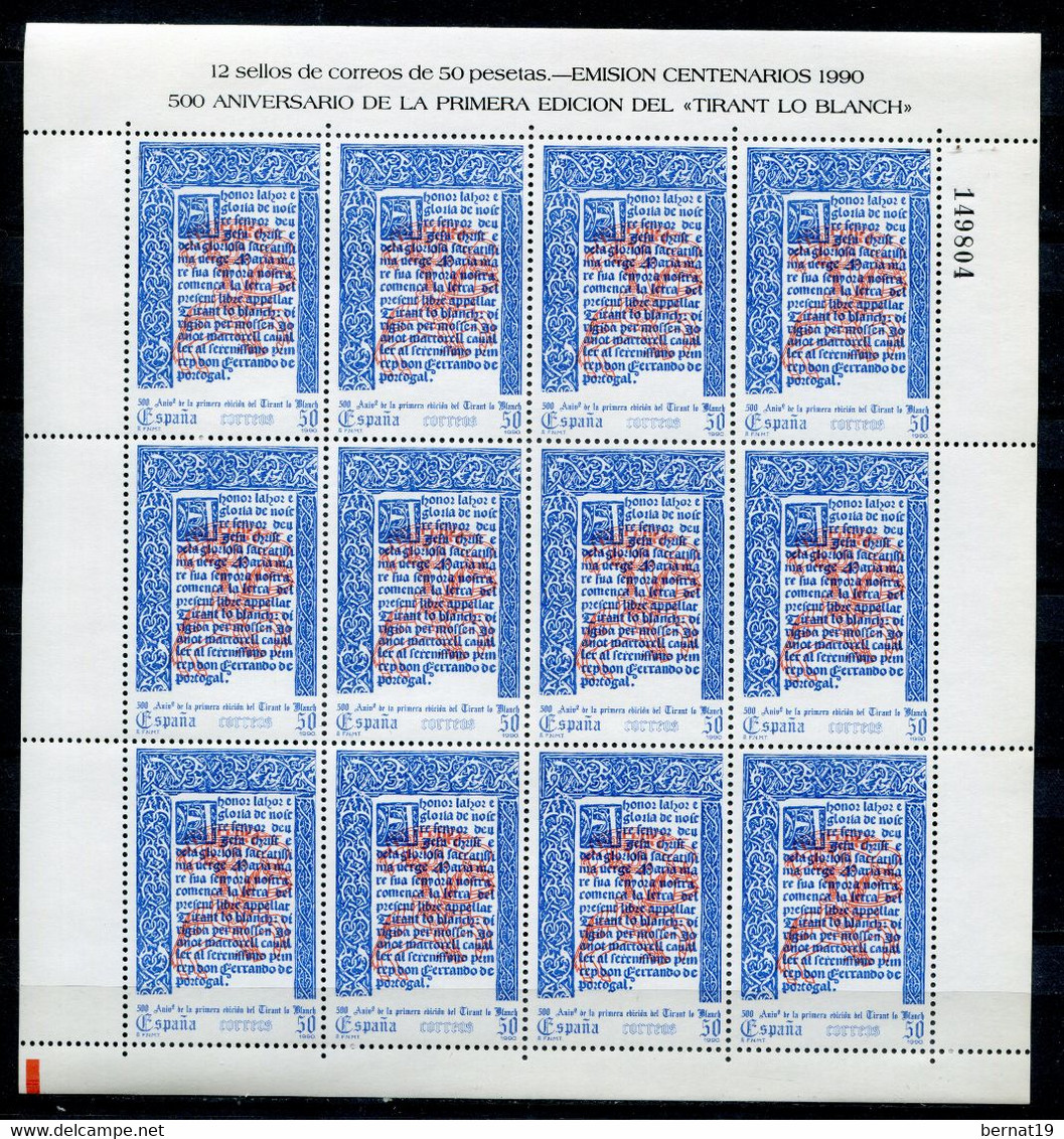 España 1990. Minipliegos 13-16 ** MNH. - Hojas Completas