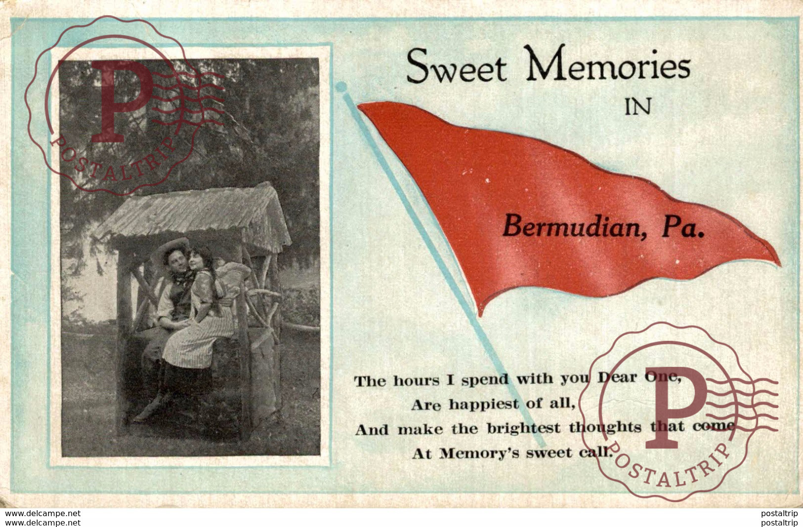 SWEET MEMORIES IN BERMUDIAN PA    POSTCARD - Bermuda