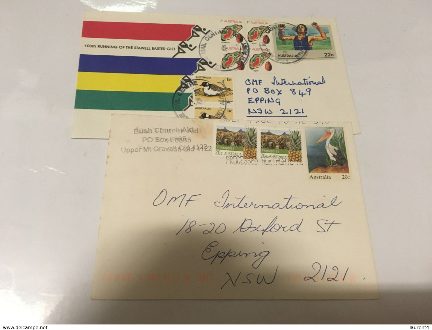 (3 F 43) Australia - Covers (2 Items) - Sonstige & Ohne Zuordnung