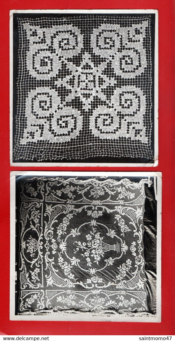 PATRON . 6 PHOTOS VARIÉES DE DENTELLES ET BRODERIES - Réf. N°274F - - Patterns