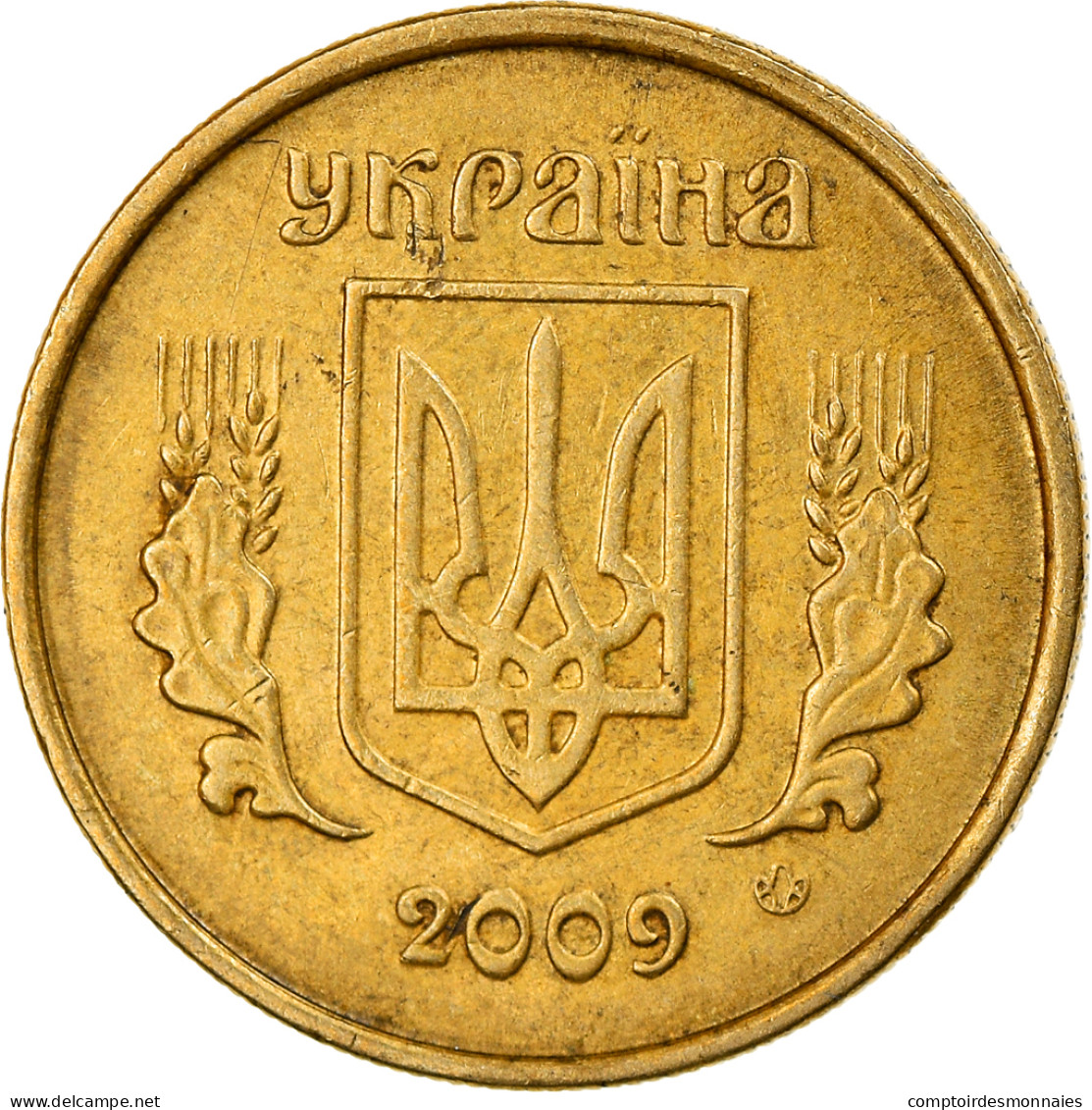 Monnaie, Ukraine, 10 Kopiyok, 2009, Kyiv, TTB, Aluminum-Bronze, KM:1.1b - Ukraine