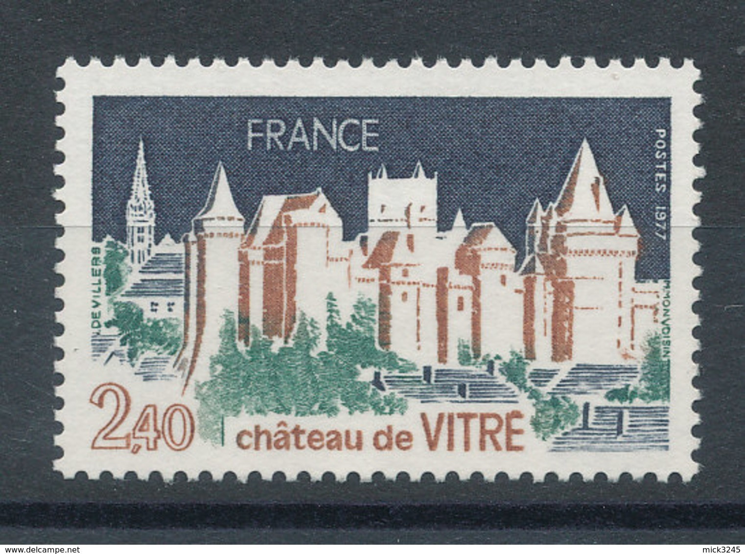 1949** Château De Vitré - Unused Stamps