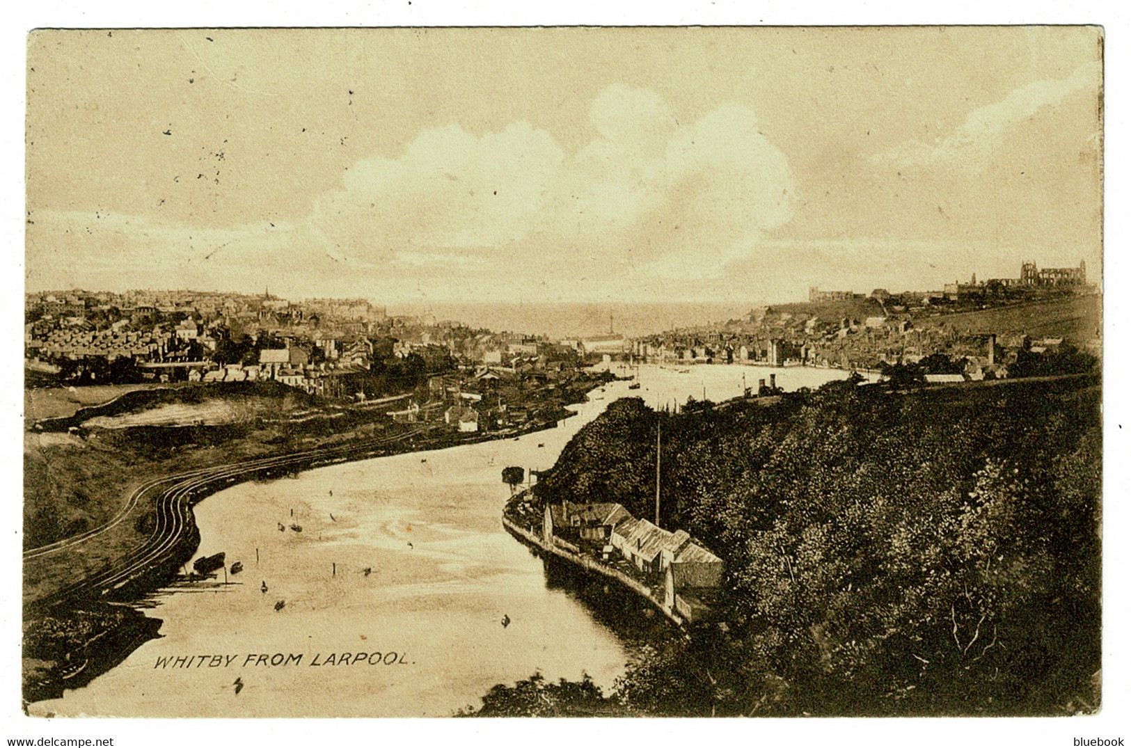 Ref 1520 - C. 1920 Postcard - Whitby From Larpool - Yorkshire - Whitby