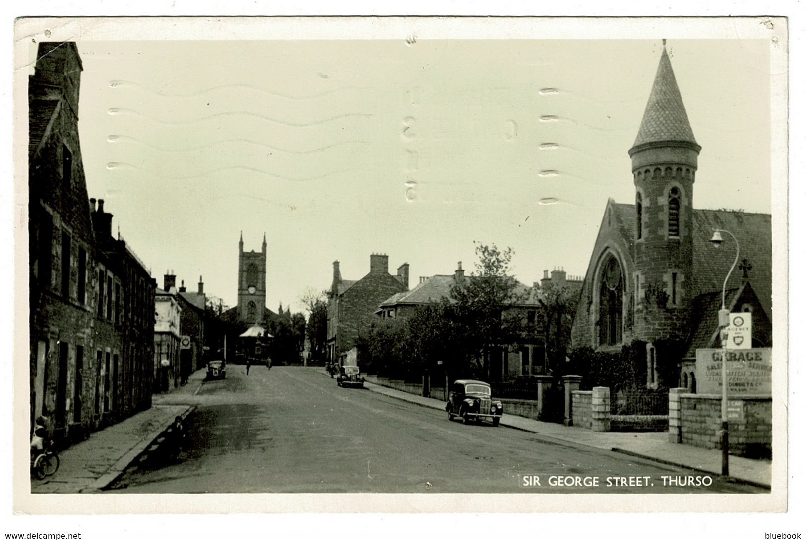 Ref 1520 -  1955 Photo Postcard - Sir George Street Thurso - Caithness Scotland - Caithness