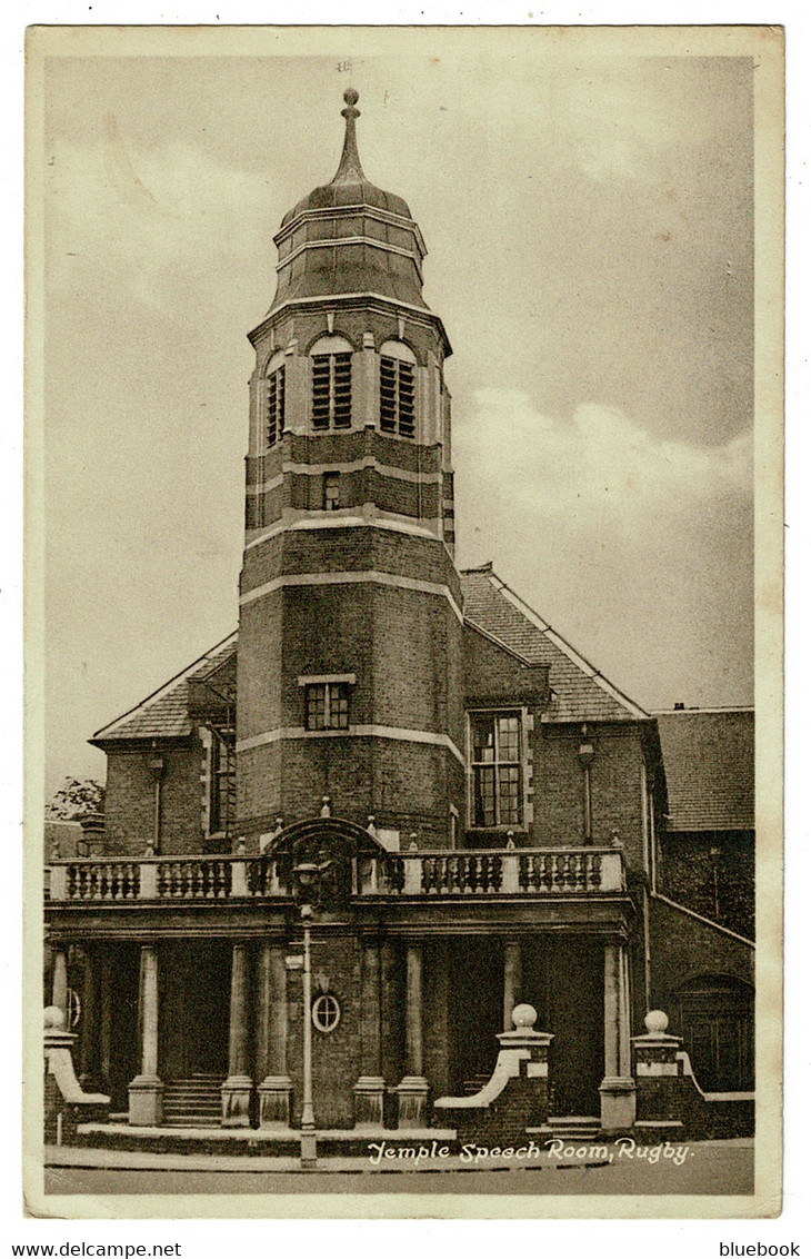 Ref 1520 -  Early Postcard - Temple Speech Room - Rugby Warwickshire - Other & Unclassified