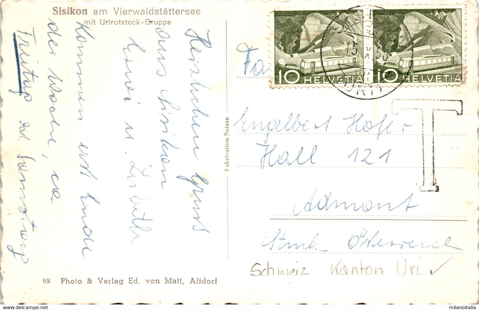 Sisikon Am Vierwaldstättersee (98) * 15. 10. 1958 - Sisikon