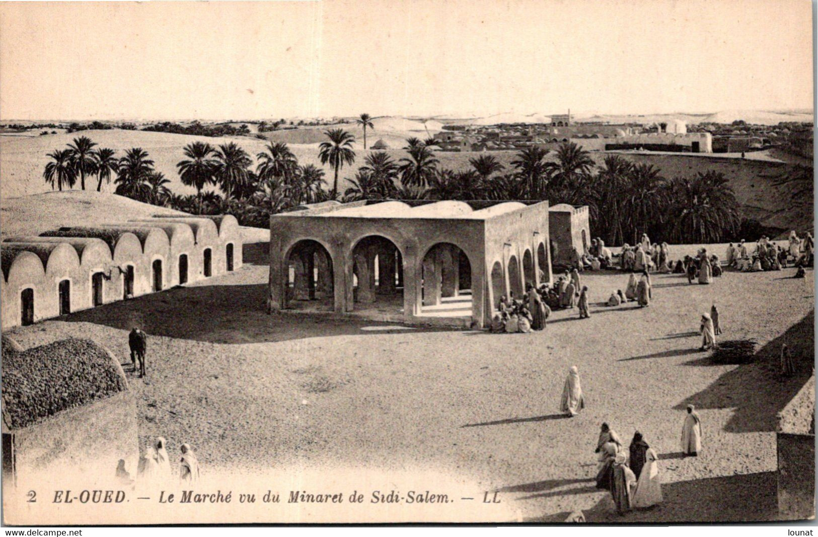 EL OUED - Le Marché Vu Du Minaret De Sidi Salem - El-Oued