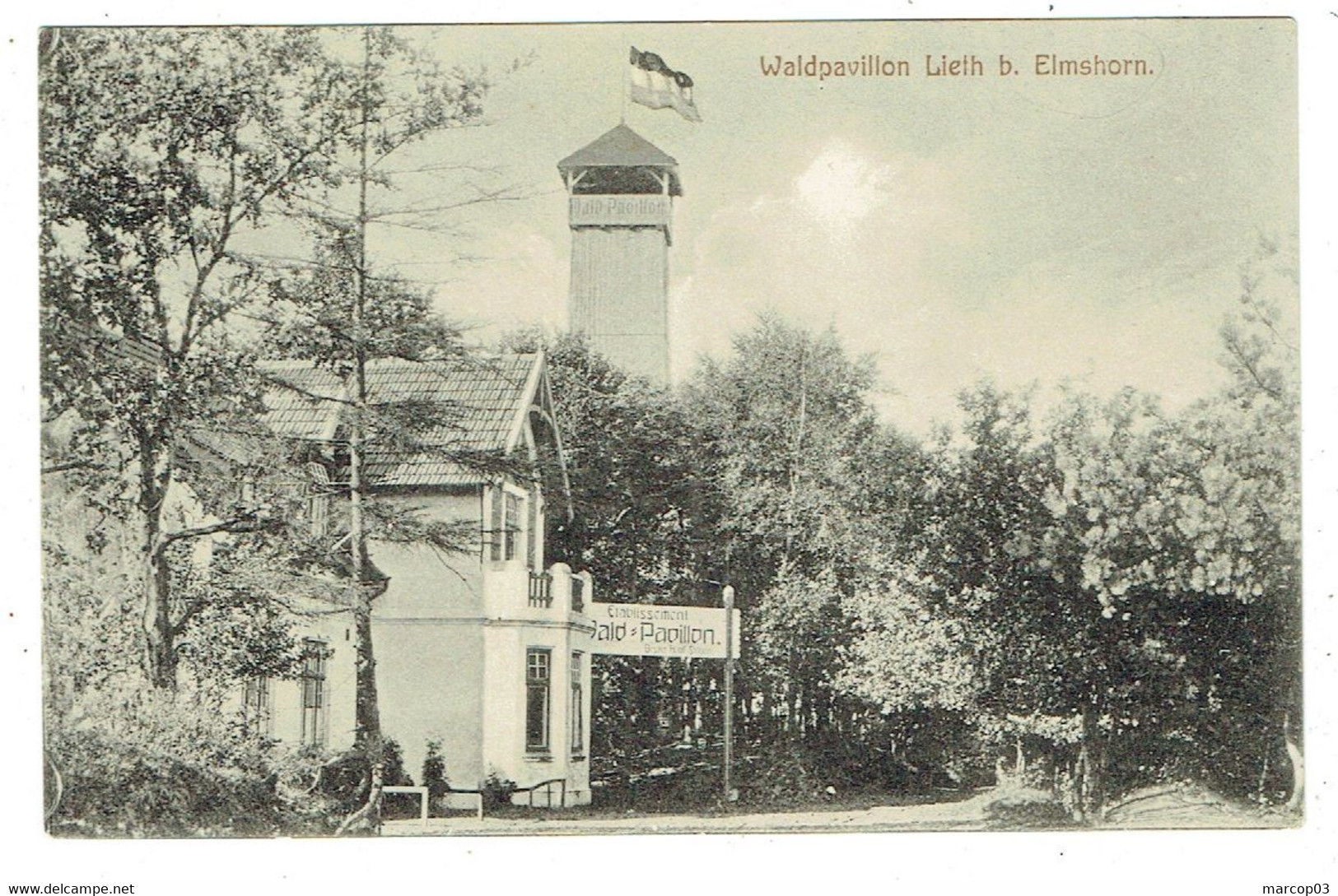 ALLEMAGNE ELMSHORN Waldpavillon Lieth B  Plan Peu Courant - Elmshorn