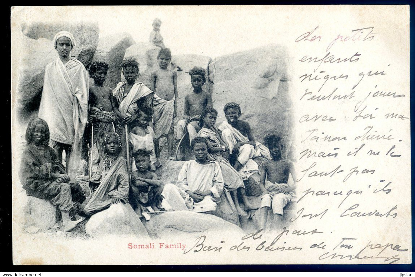 Cpa De Somalie -- Somali Family    FEV22-15 - Somalie