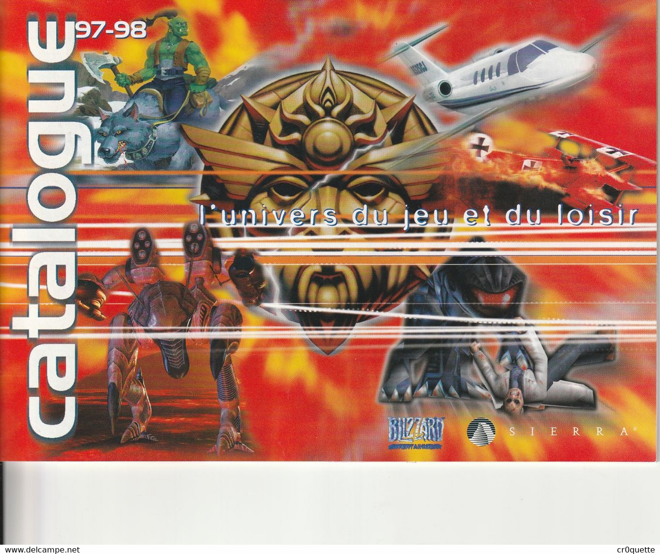 SIERRA - BLIZZART / CATALOGUE De JEUX En 1997-98 - Andere & Zonder Classificatie