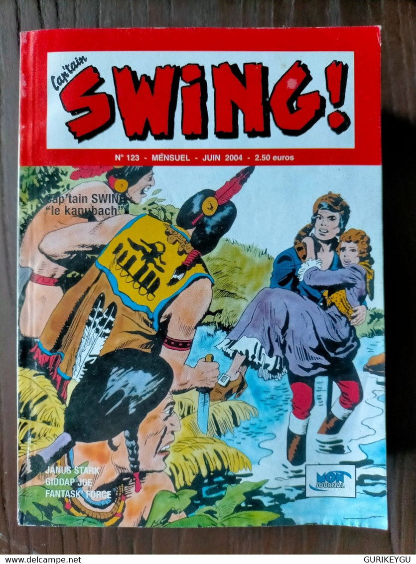 Cap'tain Capitain SWING N° 123  Janus Stark GIPPAD JOE  FANTASK FORCE  Mon Journal 06/2004  TTBE - Mon Journal