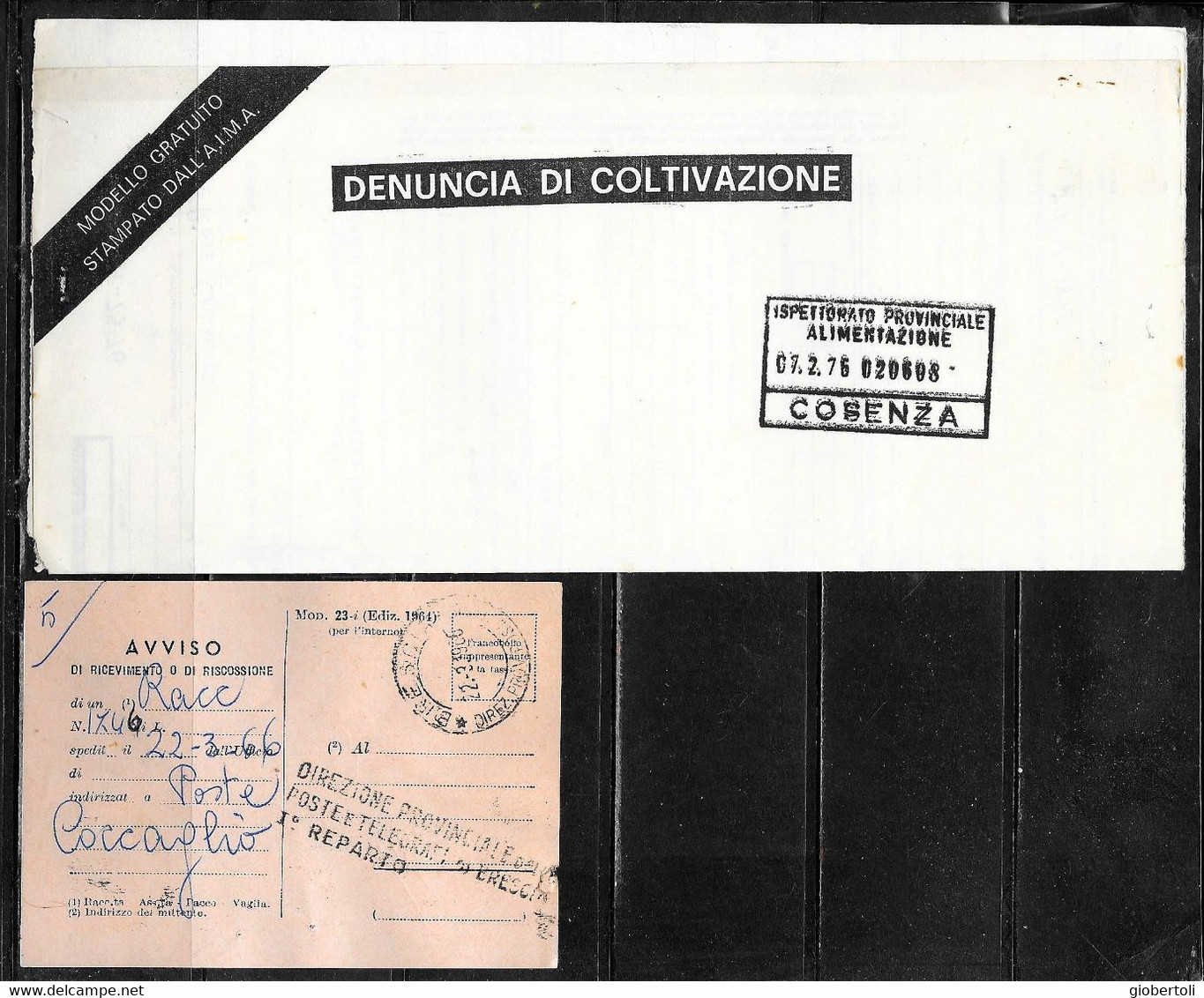 Italia/Italy/Italie: Lotto Di 6 Documenti Postali, Lot Of 6 Postal Documents. Loto Di 6 Documents Postaux - Lotti E Collezioni