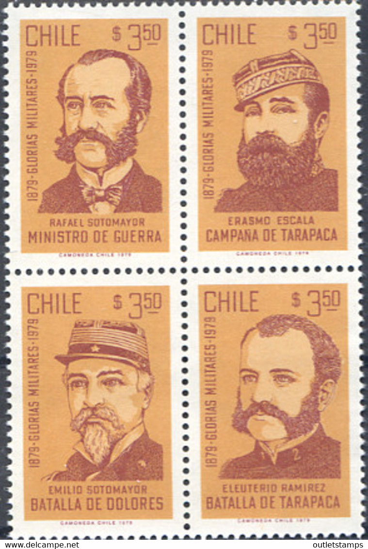 Ref. 303329 * NEW *  - CHILE . 1979. 	MILITARY GLORIES	. GLORIAS MILITARES - Chile