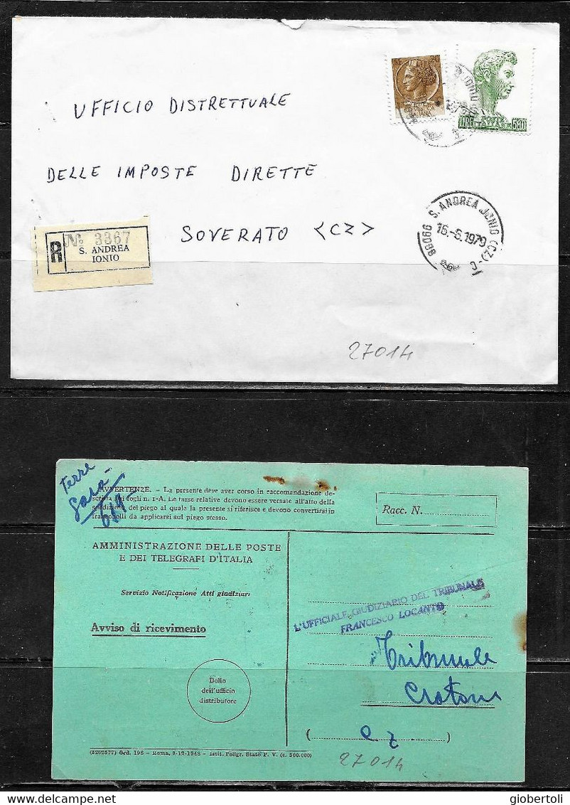 Italia/Italy/Italie: Lotto Di 6 Documenti Postali, Lot Of 6 Postal Documents. Loto Di 6 Documents Postaux - Lotti E Collezioni