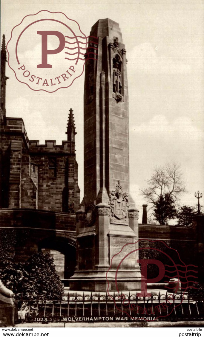 RPPC  WAR MEMORIAL   Wolverhampton - Wolverhampton