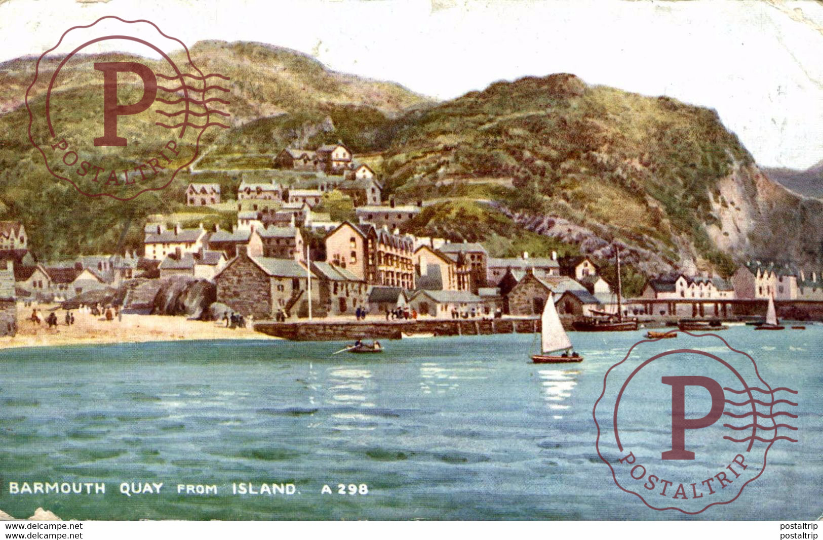 BARMOUTH QUAY FRON ISLAND - Merionethshire