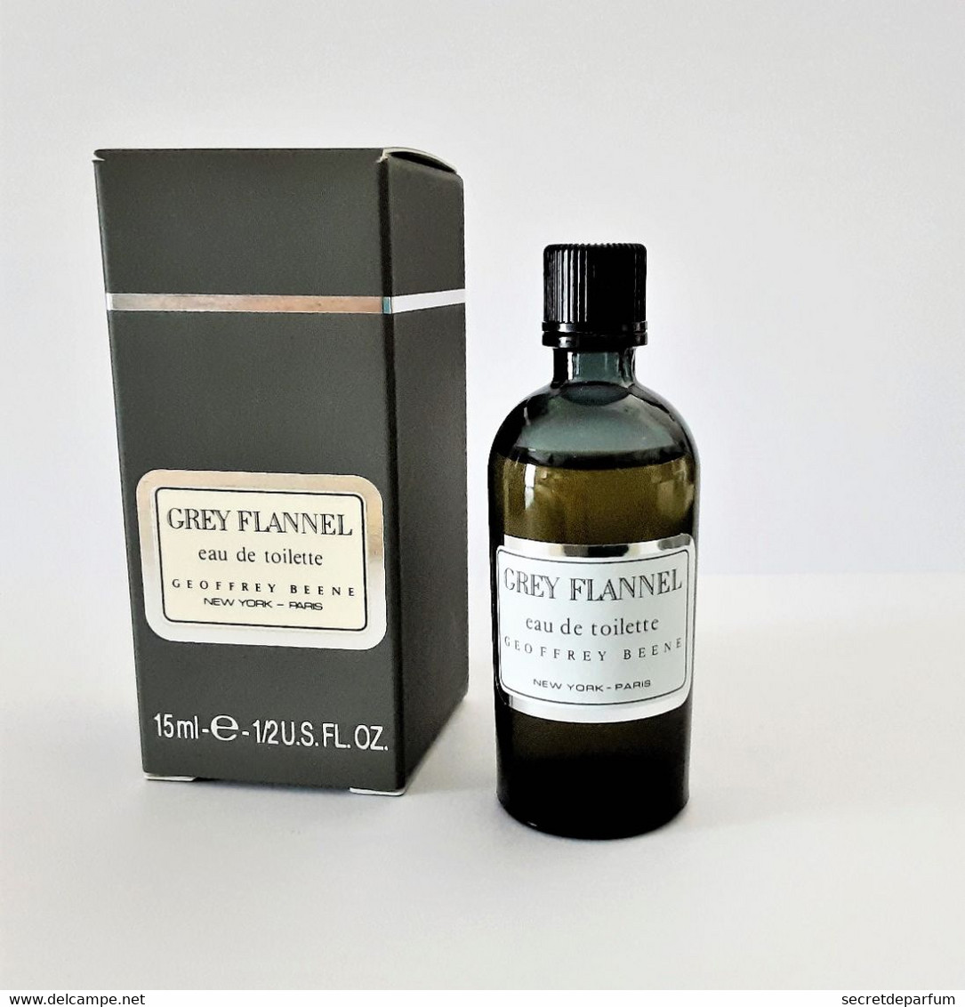 Miniatures De Parfum GREY FLANNEL De GEOFFREY BEENE EDT 15 ML + BOITE - Miniatures Hommes (avec Boite)