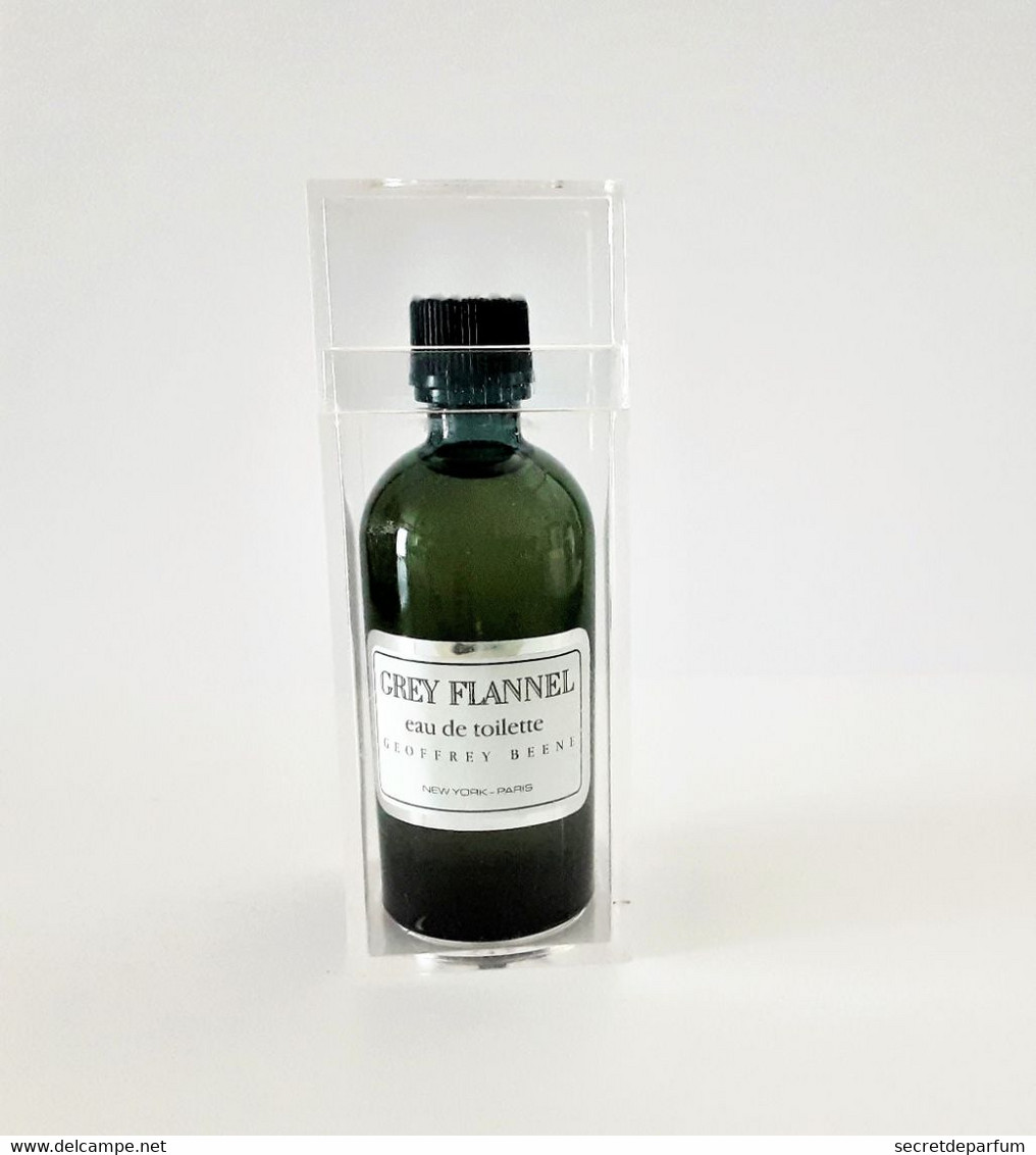 Miniatures De Parfum GREY FLANNEL De GEOFFREY BEENE EDT 15 ML + BOITE PLEXIGLASS - Miniatures Hommes (avec Boite)