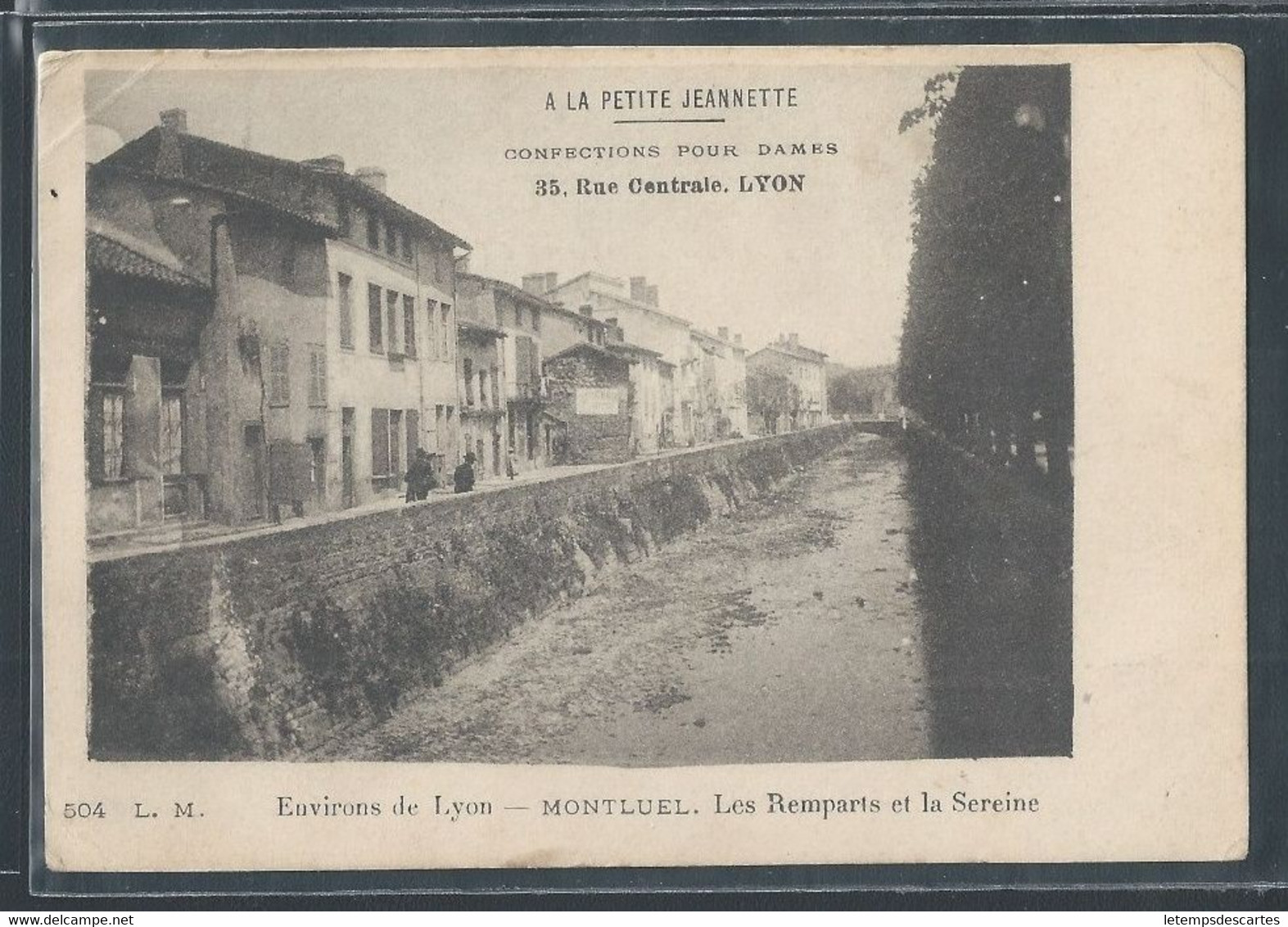 CPA 01 - Montluel, Les Remparts Et La Sereine - Montluel