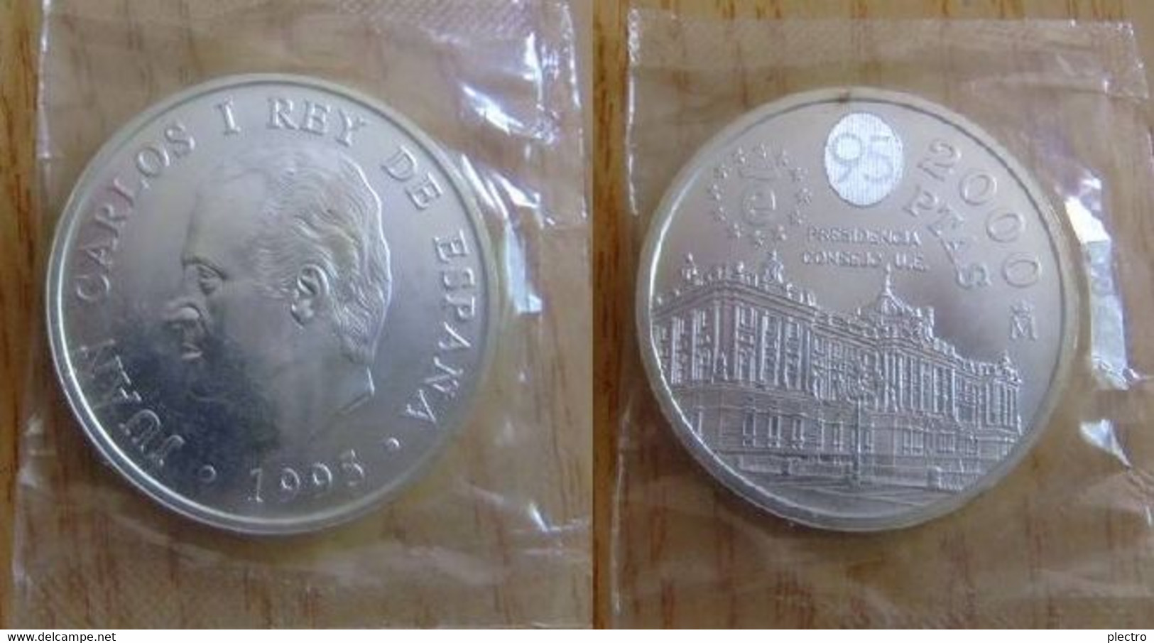 Moneda De 2000 Pesetas De Plata - 1995 - Presidencia Consejo De Europa - 2 000 Pesetas