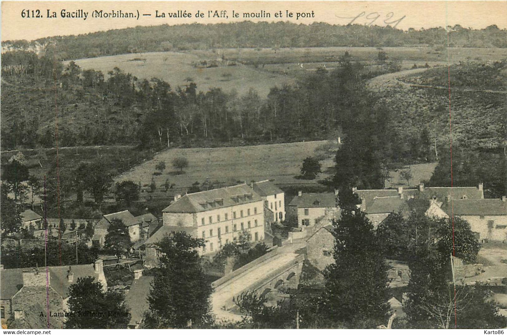 La Gacilly * La Vallée De L'aff * Vue Sur Le Moulin Et Le Pont * Minoterie - La Gacilly