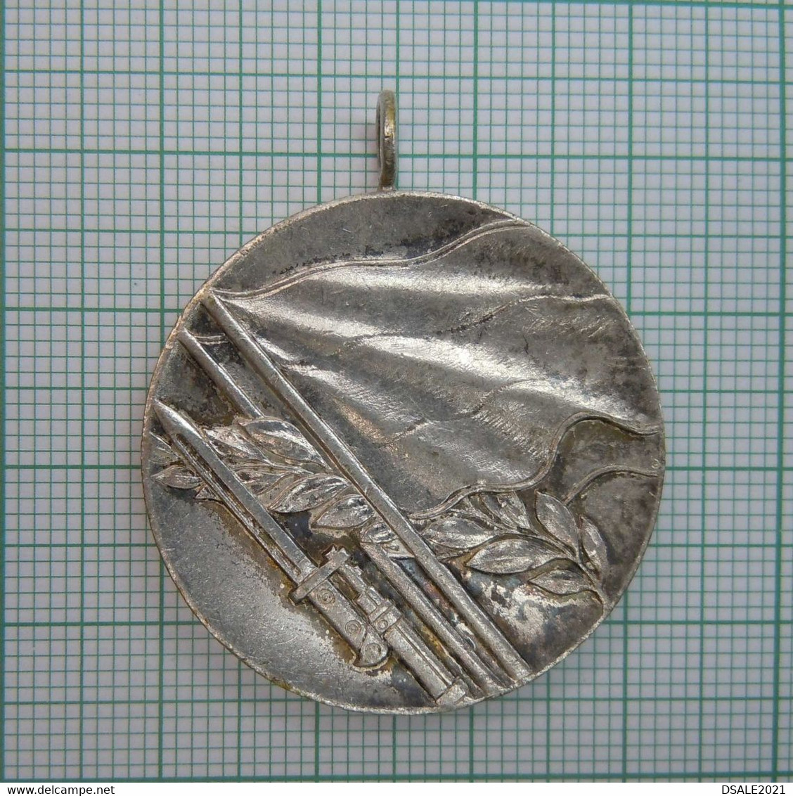 WW2 Bulgaria Bulgarian Military 1944-45 Second World War Commemorative Medal For Participation (c58) - Otros & Sin Clasificación