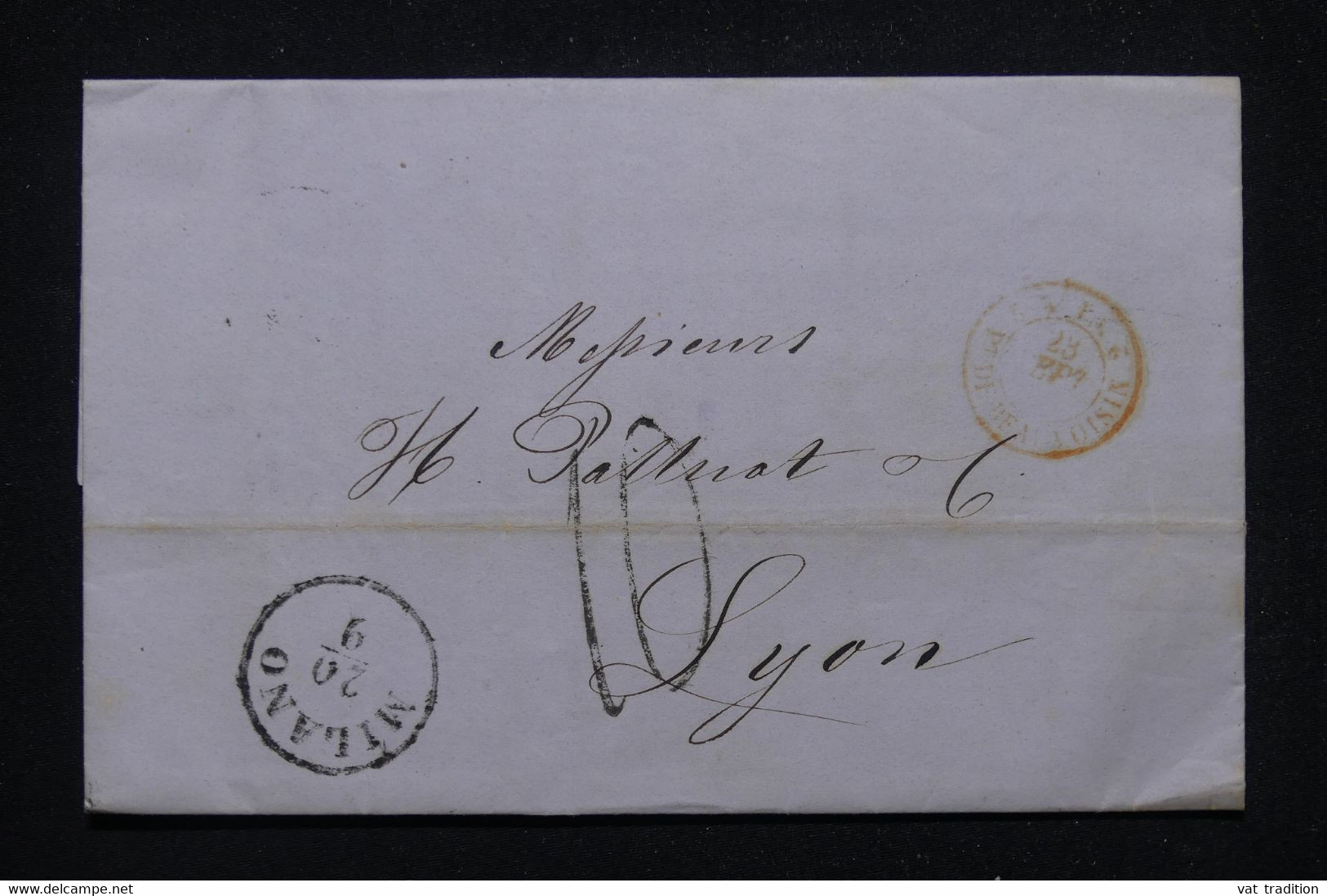 ITALIE - Lettre De Milano Pour La France  - L 115982 - Sardegna