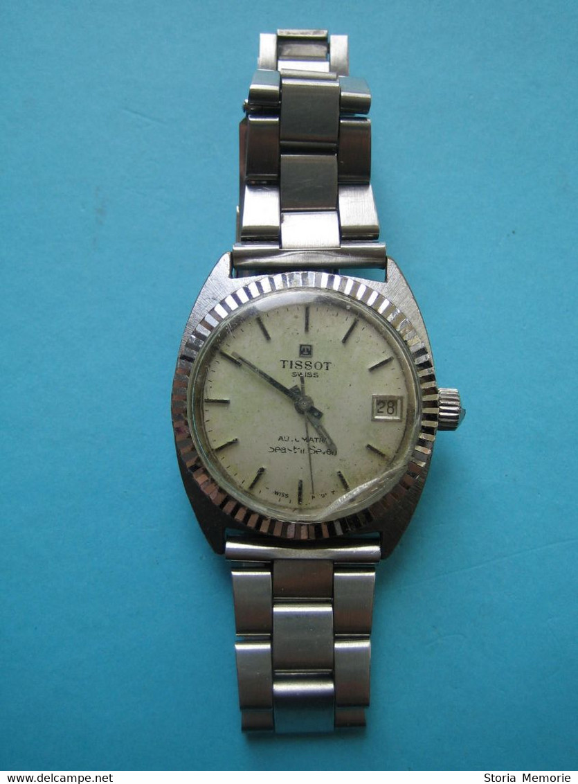 Tissot Seastar Seven Vintage Bracciale Felsina Ricambi Riparazione - Montres Gousset