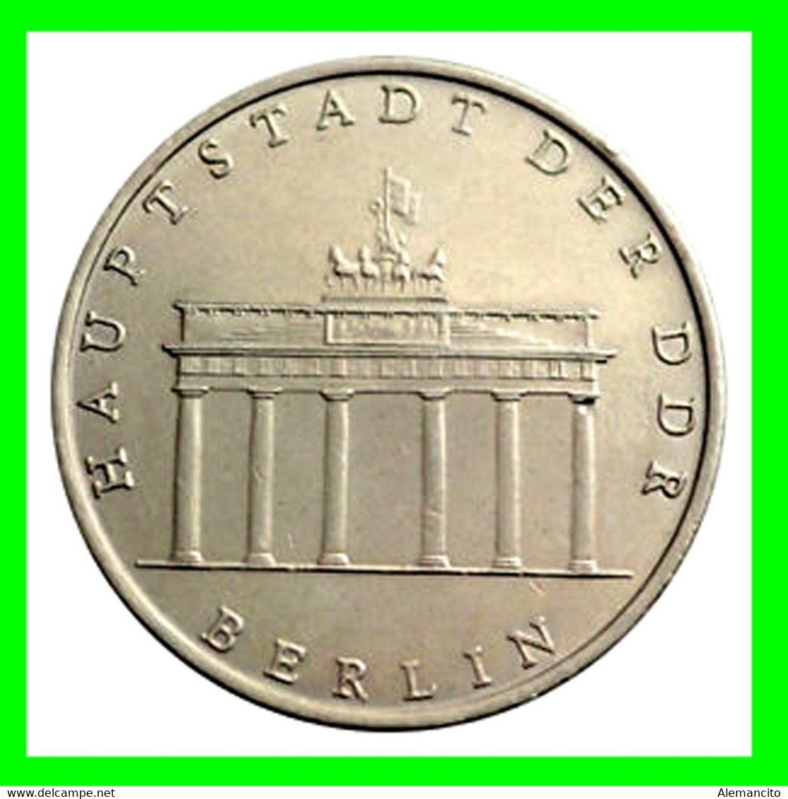 ( GERMANY ) REPUBLICA DEMOCRATICA DE ALEMANIA ( RDA ) MONEDAS DE 5-DM AÑO 1971 MONEDA HAUPTSTADT DER DDR ( BERLIN ) - 5 Mark