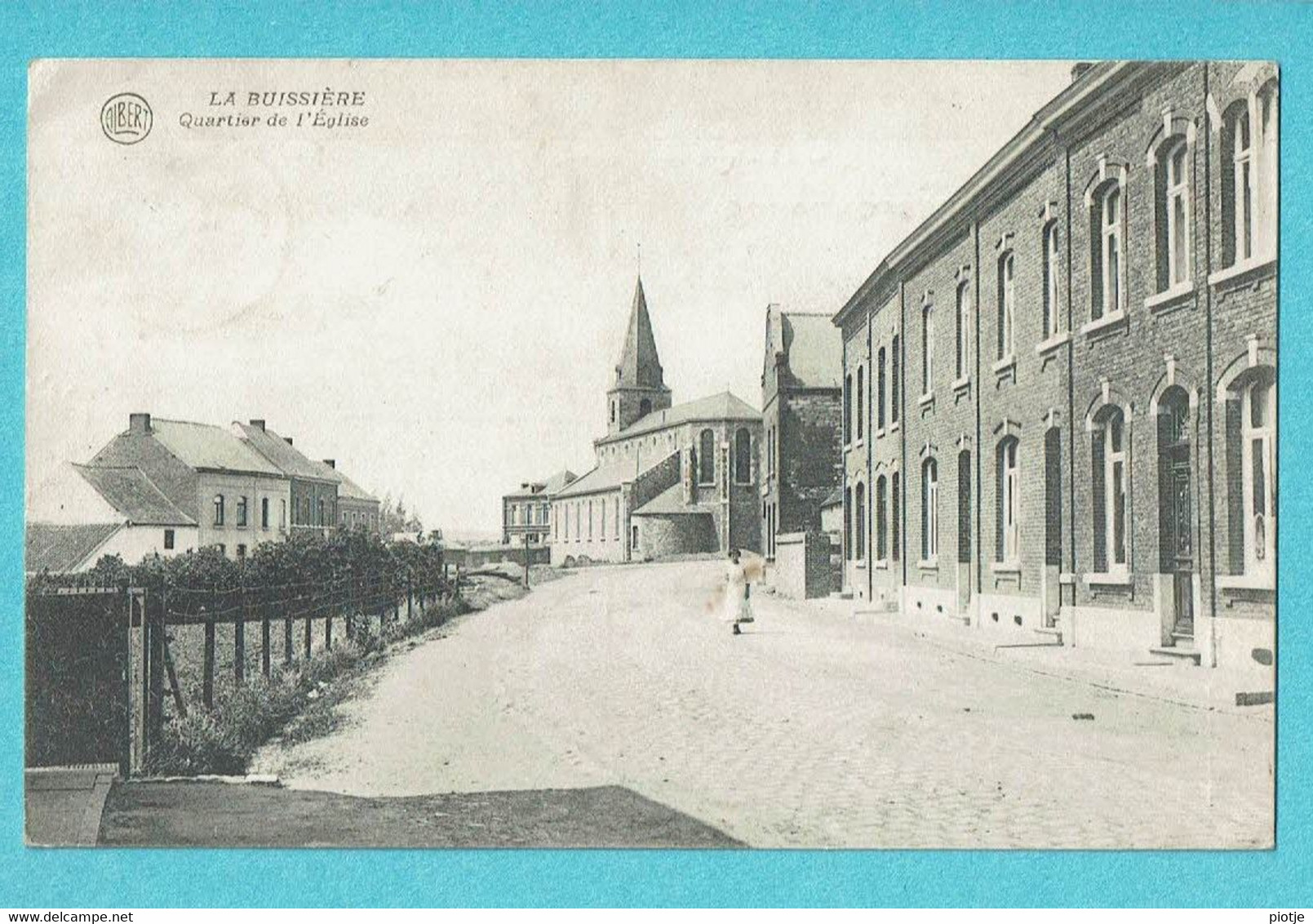 * La Buissière (Merbes Le Chateau - Hainaut - La Wallonie) * (Albert - Edit V. Renaux) Quartier De L'église, Unique, TOP - Merbes-le-Chateau