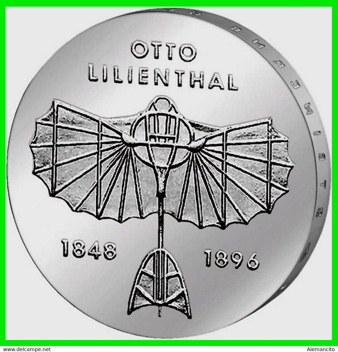 ( GERMANY ) REPUBLICA DEMOCRATICA DE ALEMANIA ( RDA ) MONEDA DE 5-DM AÑO 1973 -ALEMANIA DDR - 5 DM OTTO LILIENTHAL 1973 - 5 Mark