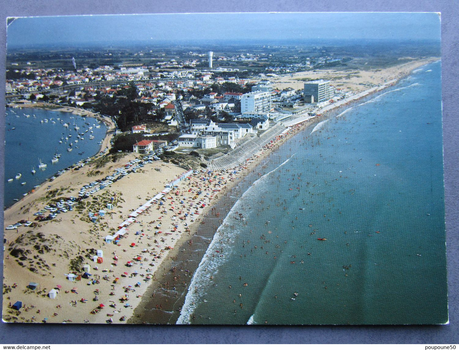 CP 85  Vendée SAINT GILLES CROIX DE VIE  La Plage De SAINT GILLES 1970 - Saint Hilaire De Riez