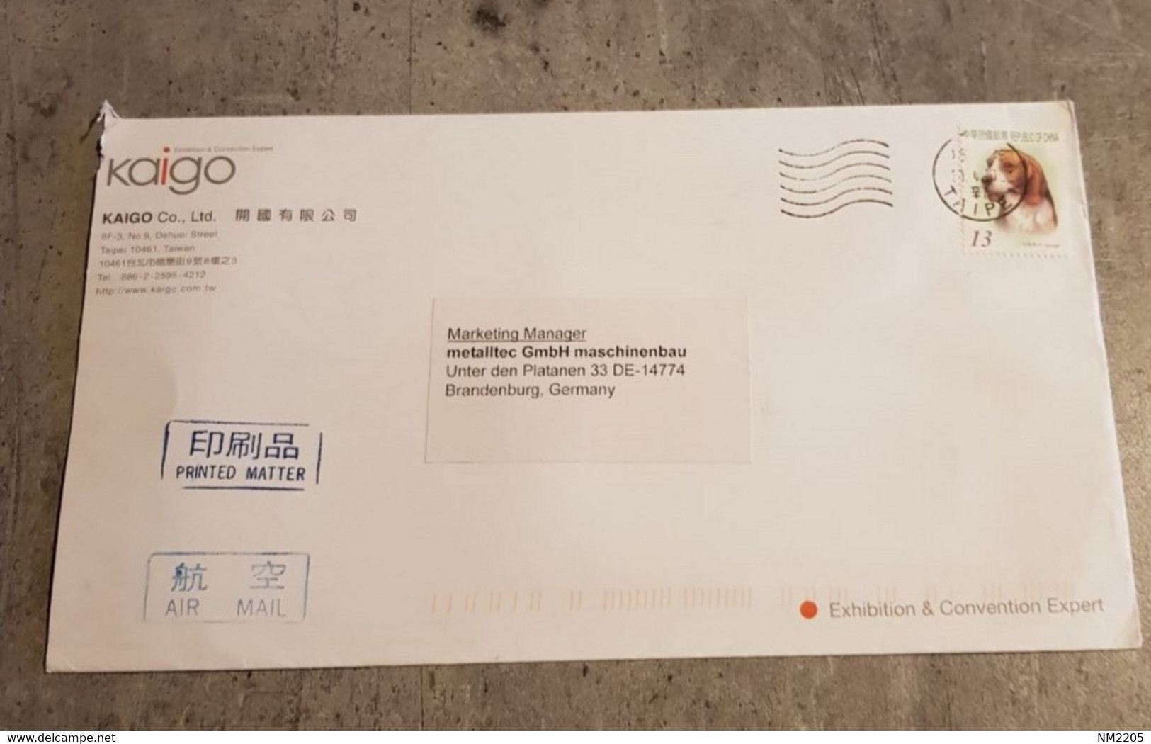 CHINA AIR MAIL CIRCULED SEND TO GERMANY - Luftpost