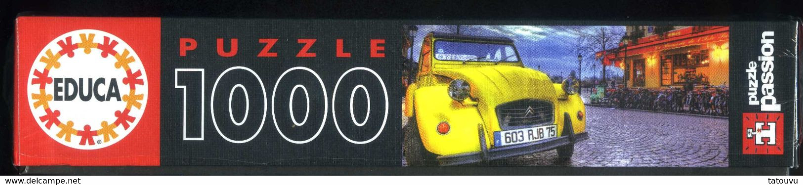 PUZZLE "Crépuscule Parisien" 1000 Pièces  Editions Educa 68cm Sur 47cm NEUF Avec CELLO* !! - Puzzles
