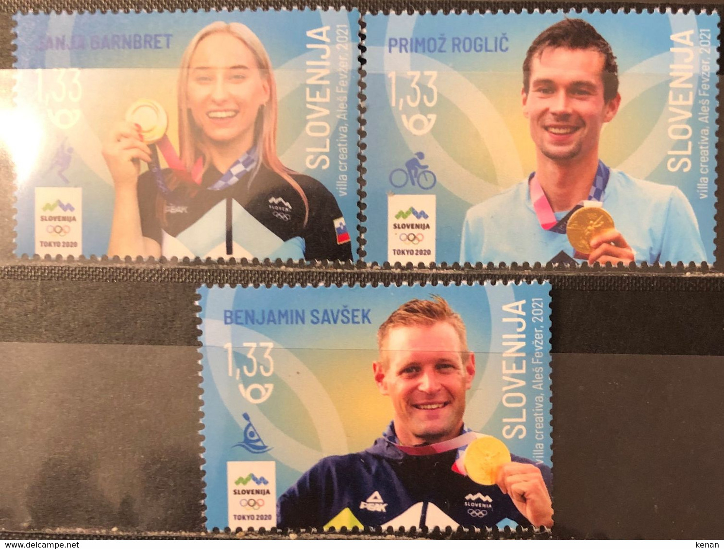 Slovenia, 2021, Mi: 1494/96 (MNH) - Summer 2020: Tokyo