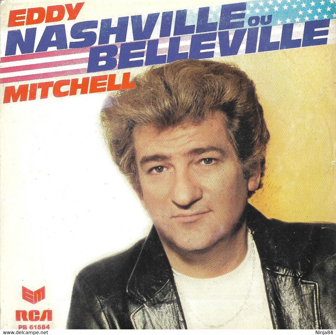 SP 45 RPM (7) Eddy Mitchell  "  Nashville Ou Belleville  " - Autres - Musique Française