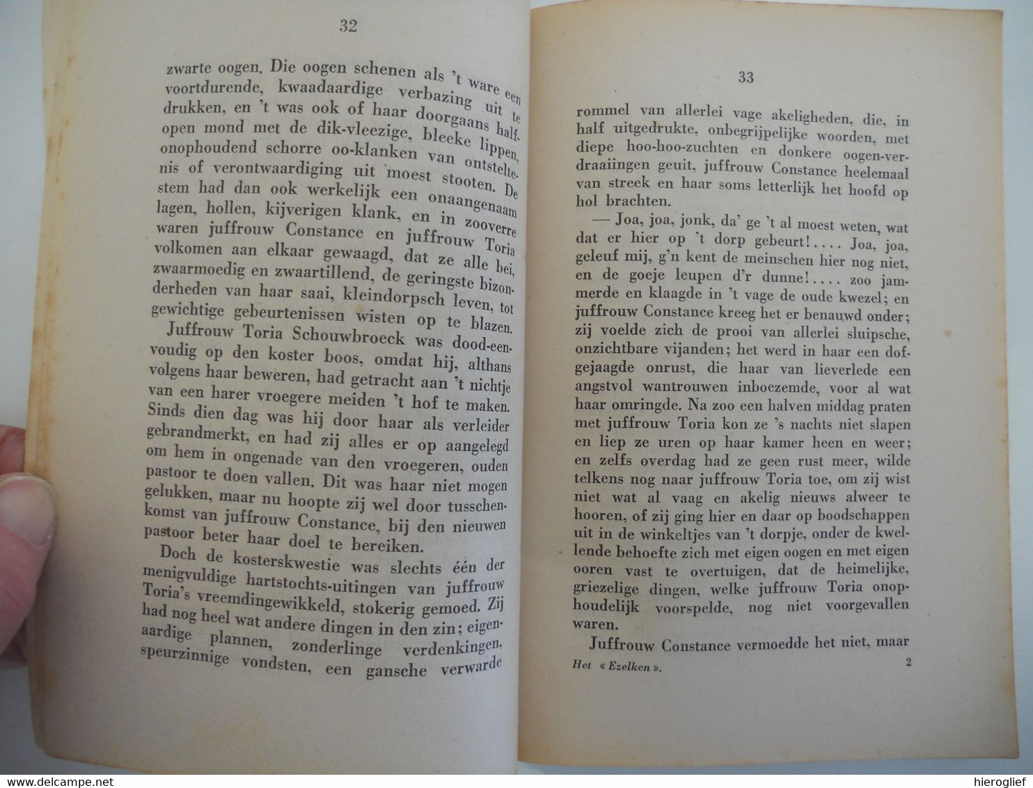 HET EZELKEN - Wat Niet Vergeten Was - Door CYRIEL BUYSSE  Nevele Afsnee Deinze Vlaanderen Naturalisme - Literatuur