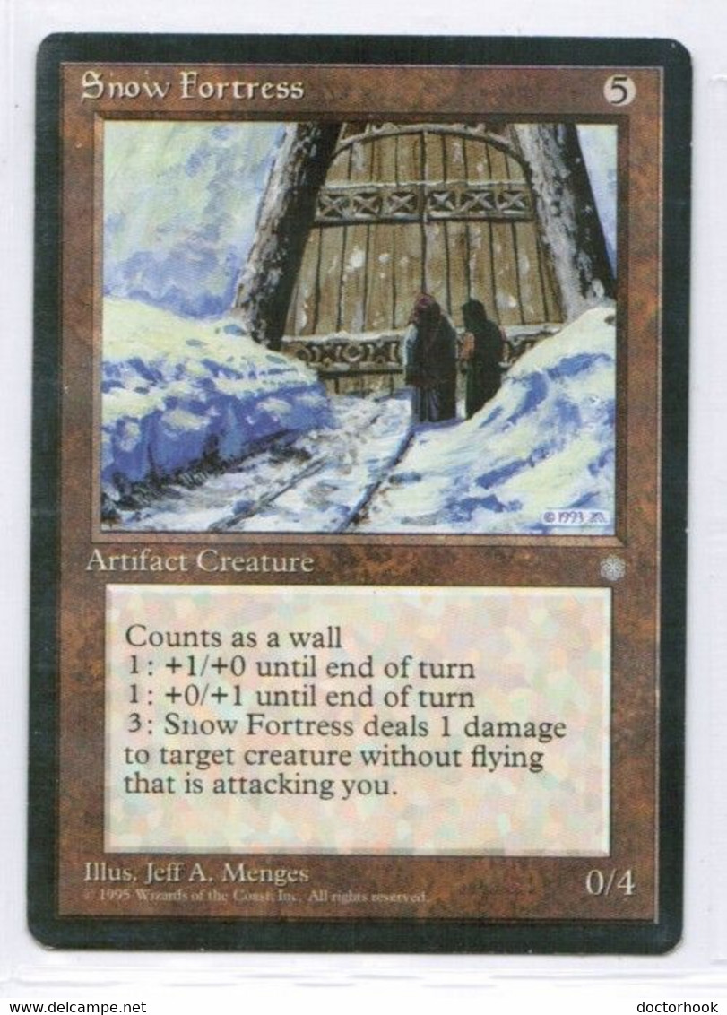 MAGIC The GATHERING  "Snow Fortress"---ICE AGE (MTG--147-1) - Other & Unclassified