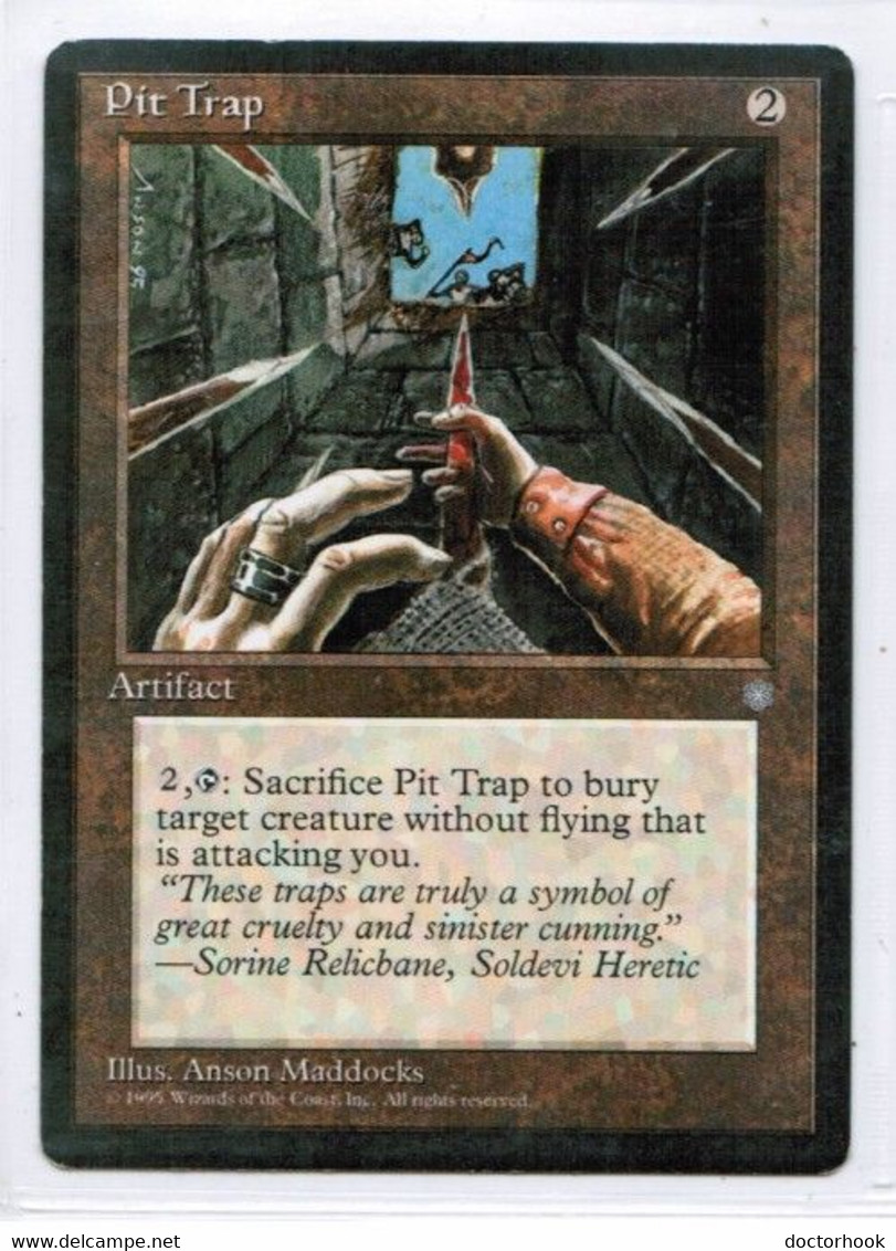 MAGIC The GATHERING  "Pit Trap"---ICE AGE (MTG--147-7) - Sonstige & Ohne Zuordnung