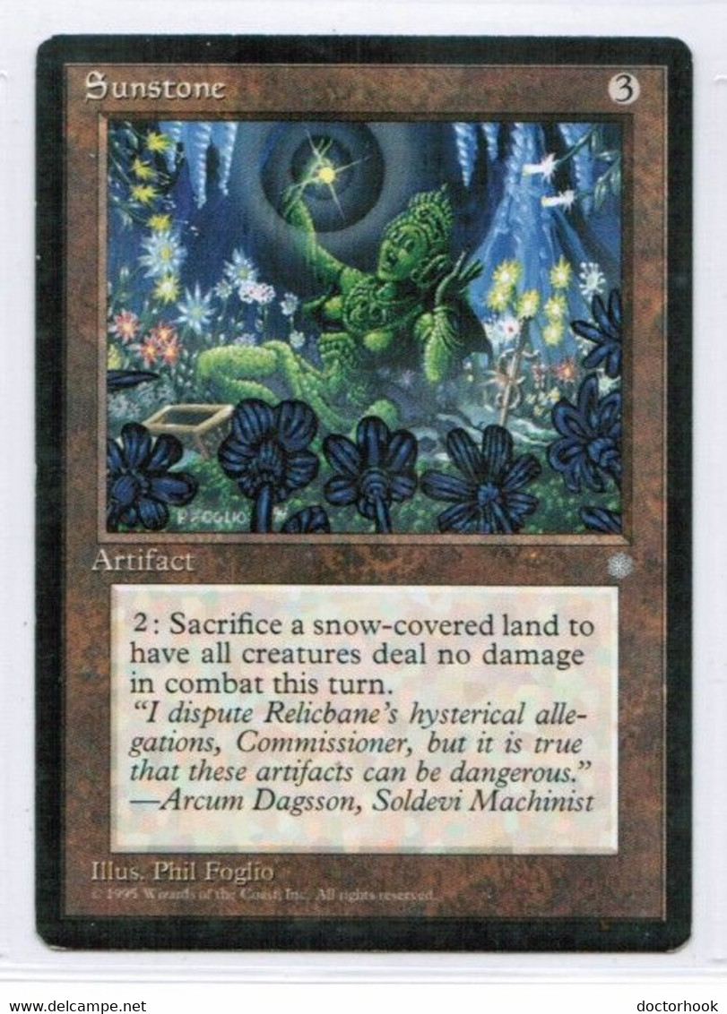 MAGIC The GATHERING  "Sunstone"---ICE AGE (MTG--147-8) - Altri & Non Classificati